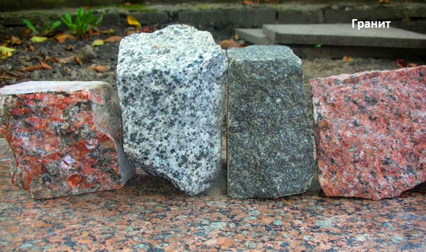Гранит. Атлас-определитель камней и минералов для детей