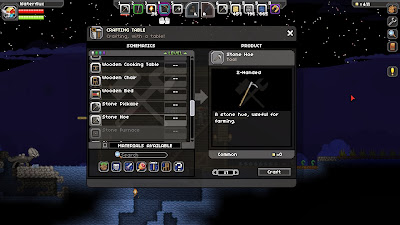 Изготовление мотыги в Starbound