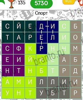 ответы на все уровни игры Филворды темы андроид Уровень 135