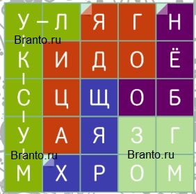 Филворды темы все отгадки на планшете Уровень 259