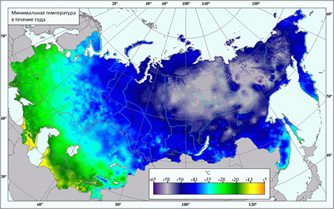 Зоны морозостойкости