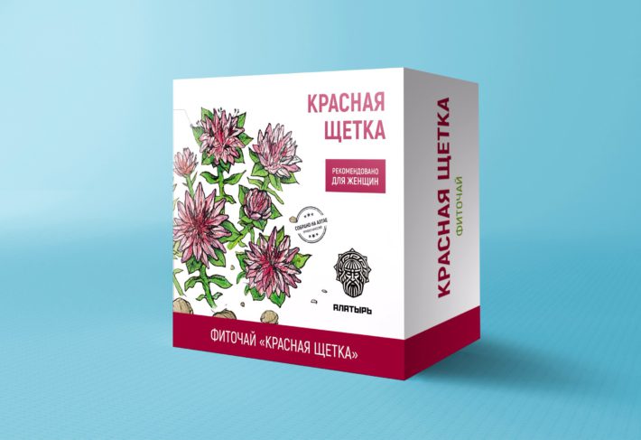 красная щетка