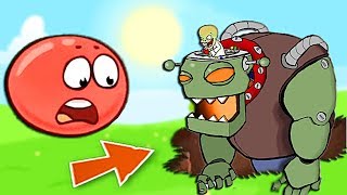 КРАСНЫЙ ШАРИК СТАЛ ОРЕХОМ РАСТЕНИЯ ПРОТИВ ЗОМБИ мультик о ШАР RED BALL 4 Volume 5 INTO THE CAVE PVZ