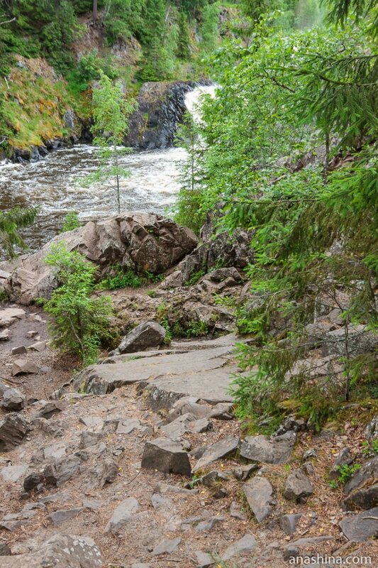 Водопад Кивач, Карелия