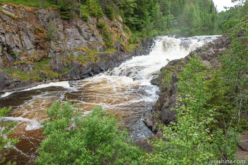 Водопад Кивач, Карелия