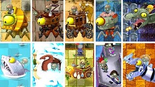 Plants vs Zombies 2 All 10 Boss battles / Растения против Зомби 2 все боссы