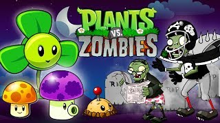 РАСТЕНИЯ против ЗОМБИ — Ночное ПРИКЛЮЧЕНИЕ | Илья и папа играют в PVZ | Детский летсплей от ЖЕСТЯНКА