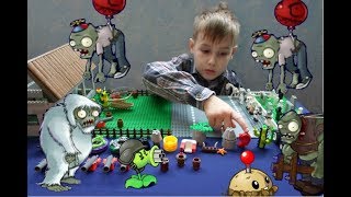 Лего растения против зомби с приколами Plants vs. Zombies