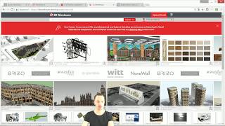 Как использовать материалы из 3D Warehouse в SketchUp