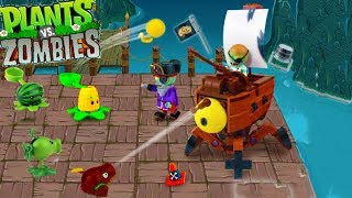 Part 2 - Dr Zomboss Zombot Plank Walker Pirate Seas Plants Vs Zombies PVZ 2 Lego Swashbuckler DIY