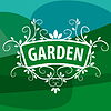 Логотип орнамент растений для сада | Векторный клипарт