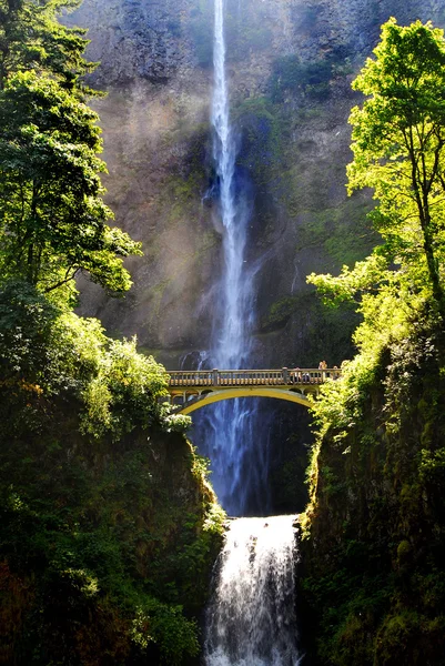 Водопады multnomah — стоковое фото