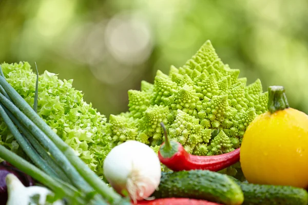 Свежие органические овощи и фрукты Лицензионные Стоковые Изображения